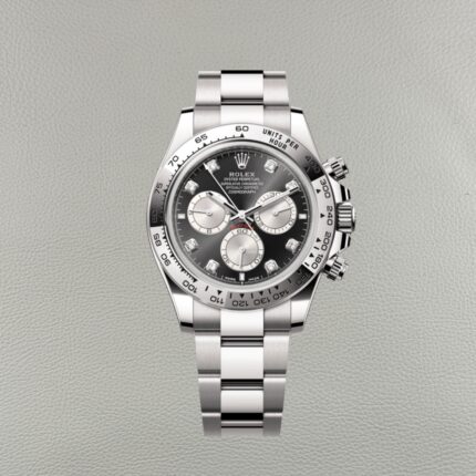 Rolex Daytona 126509-0002 Weißgold Schwarzes Zifferblatt Moissanite – Clean Factory Super Clone