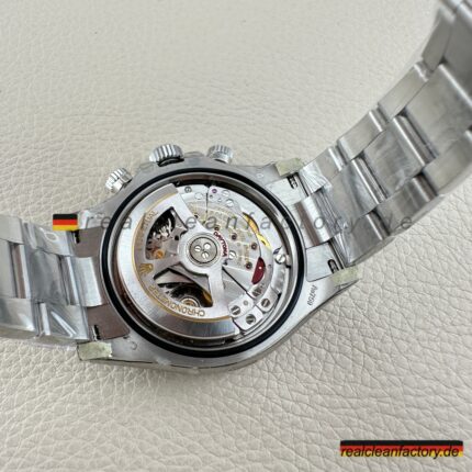 Rolex Daytona 126509-0002 Weißgold Schwarzes Zifferblatt Moissanite – Clean Factory Super Clone