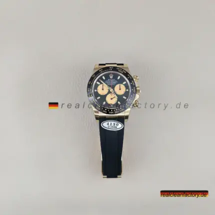 Clean Factory Rolex Daytona 116518LN-0047 | Black & Champagne | DD4130 Super Clone