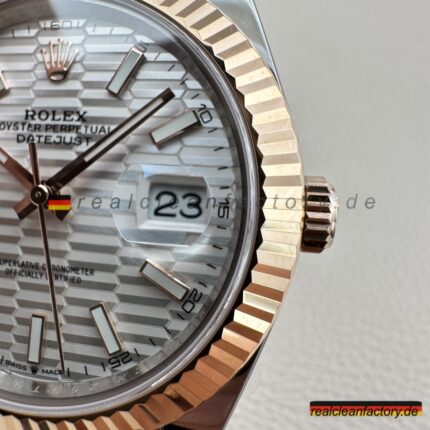 Rolex Datejust 126331-0018 Fluted-Motiv Zifferblatt Roségold Jubilee – Clean Factory Super Clone