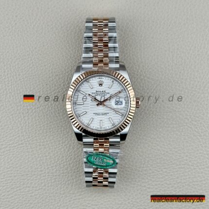 Rolex Datejust 126331-0018 Fluted-Motiv Zifferblatt Roségold Jubilee – Clean Factory Super Clone