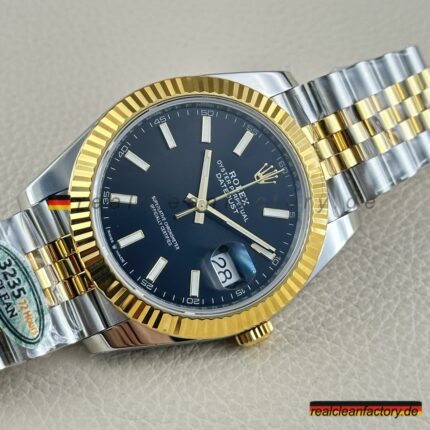 Rolex Datejust 126333-0014 Schwarz Gelbgold Replica – Clean Factory Super Clone Qualität