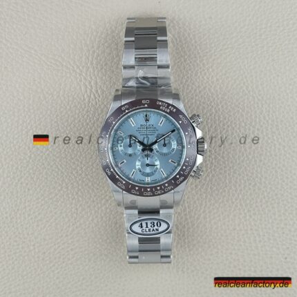 Rolex Daytona 116506-0002 Ice Blue Baguette – Clean Factory Super Clone V3