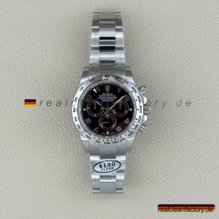 Rolex Daytona 116509-0036 Schwarzes Arabisches Zifferblatt – Clean Factory Super Clone