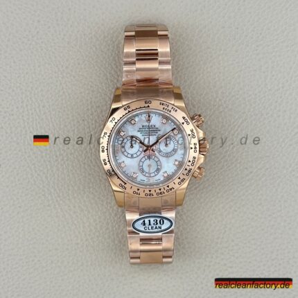 Rolex Daytona 116508-0007 Mother of Pearl Diamond – Clean Factory Super Clone V3 Replica