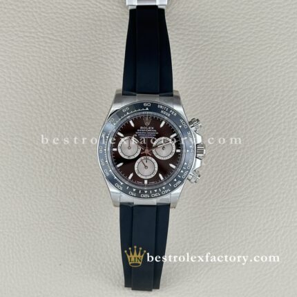Clean Factory Rolex Daytona 126519LN-0002 Schwarzes Zifferblatt Graue Hilfszifferblätter – Dandong 4131 | Weißgold