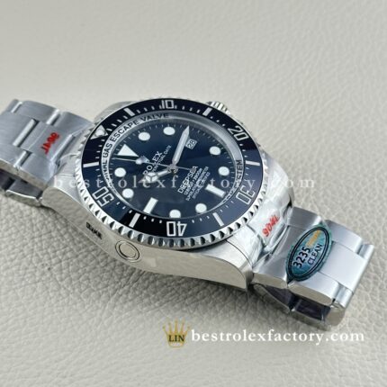 Clean Factory Rolex Deepsea 126660-0001 James Cameron 44mm Black Dial 904L Steel Ceramic Bezel Super Clone 3235 Movement
