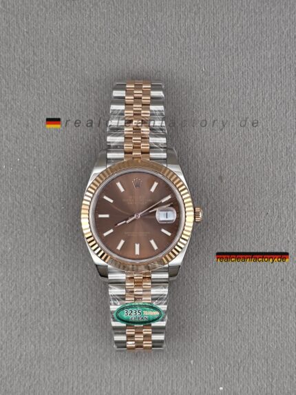Rolex Datejust 126331-0002 Jubilee Schokoladen Zifferblatt – Clean Factory Super Clone