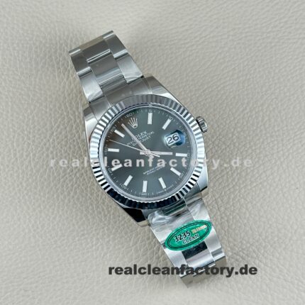 Rolex Datejust 126334-0027 Super Clone | Grünes Sunburst-Zifferblatt & Weißgold Lünette | Beste Replica Qualität
