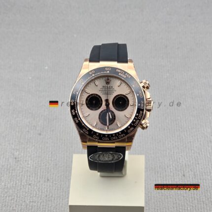 Clean Factory Rolex Daytona 126515LN-0006 Sundust Rosegold – Dandong 4131 Uhrwerk | Drei Hilfszifferblätter