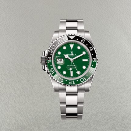 Clean Factory Rolex GMT-Master II 126729VTNR | Weißgold Sprite | Grünes Zifferblatt