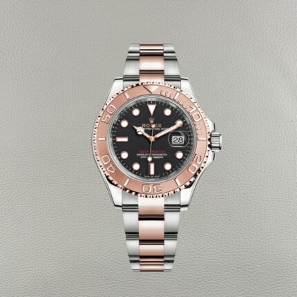 Clean Factory Rolex Yacht-Master M126621-0002 | Everose Gold Zweifarbig Schwarzes Zifferblatt | Premium Replica Uhr
