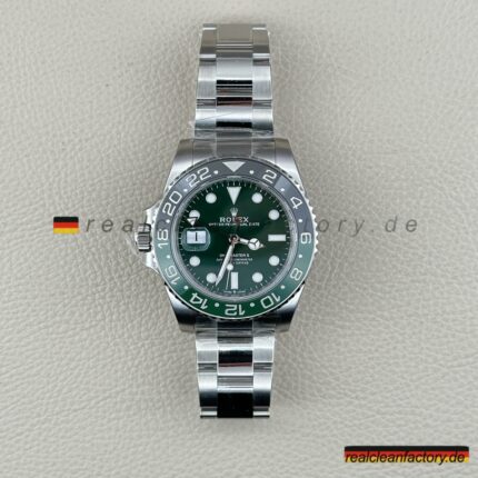 Clean Factory Rolex GMT-Master II 126729VTNR | Weißgold Sprite | Grünes Zifferblatt