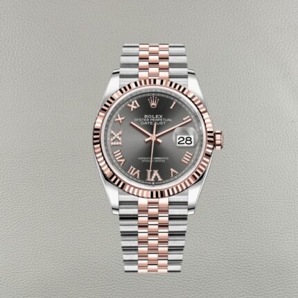 Rolex Datejust 126231-0023 | Schiefer Zifferblatt mit Diamant-Römern & Everose-Gold | Clean Factory