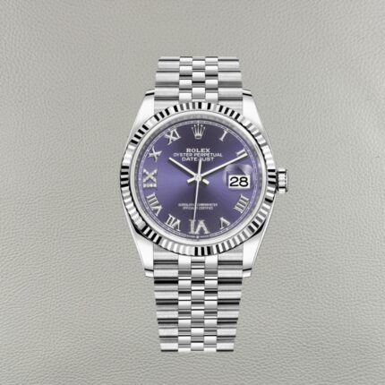 Rolex Datejust 126234-0021 | Aubergine Zifferblatt & Diamant-Römer | Clean Factory Super Clone