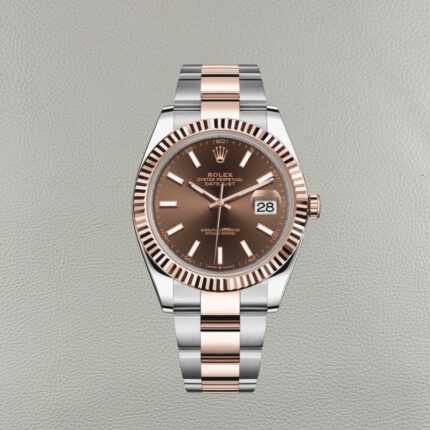Rolex Datejust 126331-0001 Oyster Schokoladen Zifferblatt Roségold – Clean Factory Super Clone