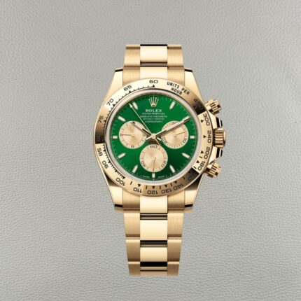 Rolex Daytona 126508-0008 | Grünes Zifferblatt & Gelbgold | Clean Factory Super Clone