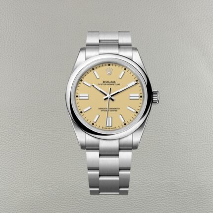 Rolex Oyster Perpetual 134300-0007 Beige Zifferblatt Clean Factory Super Clone – Beste Replica Qualität