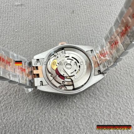 Rolex Lady Datejust 278271-0004 – Schokoladenbraunes Zifferblatt & Diamantbesetzte Römische Ziffern – Super Clone Clean Factory