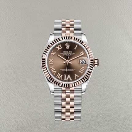 Rolex Lady Datejust 278271-0004 – Schokoladenbraunes Zifferblatt & Diamantbesetzte Römische Ziffern – Super Clone Clean Factory
