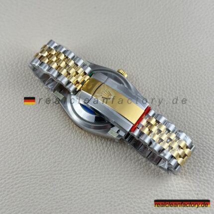 Rolex Datejust 126233-0021 | Schwarzes Zifferblatt & Moissanit Diamanten | Zwei-Tone Gelbgold