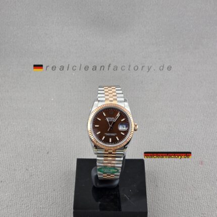 Rolex Datejust 126231-0043 | Schokoladen-Zifferblatt & Everose-Gold | Clean Factory Super Clone