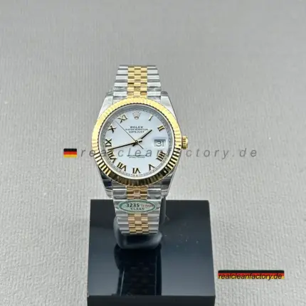 Clean Factory Datejust 36 Bicolor Weiß Römisch – DD3235 Super Clone-126233-0029