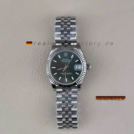 Clean Factory Rolex Datejust 31 Ref. 278274-0018 | Grün | 18K Weißgold Wrapped Lünette | DD2236