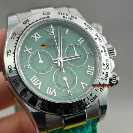 Clean Factory Rolex Daytona „Beach“ Ref. 116519-001 | Jadeitgrün | Römische Ziffern | DD4130