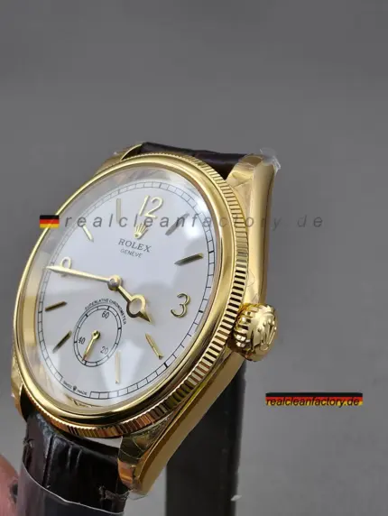 Clean Factory Rolex Perpetual 1908 39mm 52508-0006 | Gelbgold | Weißes Zifferblatt | DD7140