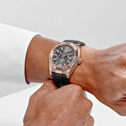 Rolex Sky-Dweller 42 Ref. 336235-0004 Roségold Slate Oysterflex ZF | DD9002