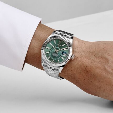 Rolex Sky-Dweller 42 Ref. 336934-0002 Edelstahl Grün Jubilee ZF | DD9002