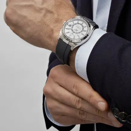 Rolex Sky-Dweller 42 Ref. 336239-0003 Weißgold Weiß Oysterflex ZF | DD9002