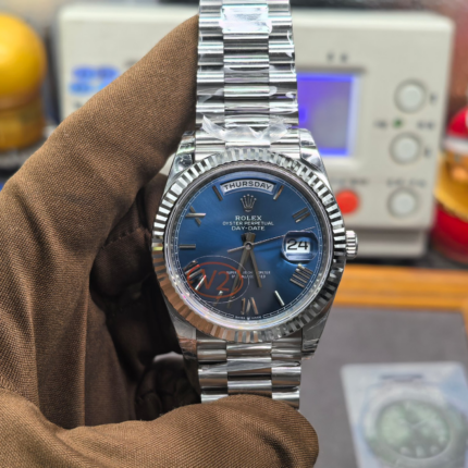 VS Factory Rolex Day-Date 40 Ref. 228239-0007 Weißgold Blau Roman – Dandong 3255